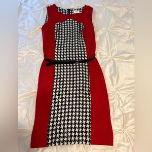 Beautiful ECI Red, black & off white dress! Very classy & stylish!